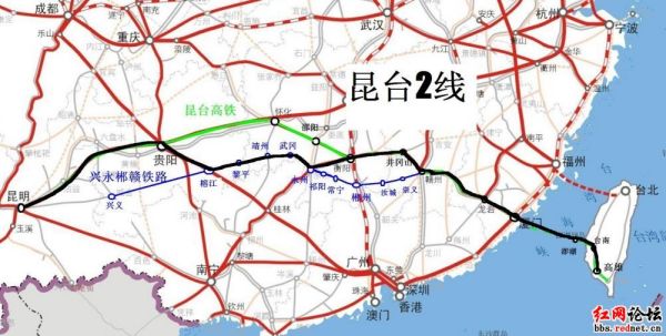 昆臺(tái)高鐵最新路線圖，一段精彩的旅程啟程