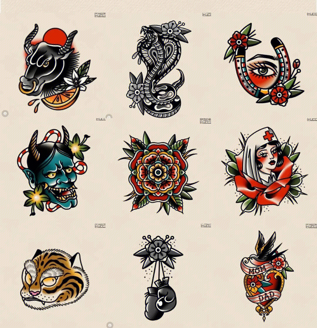 時尚潮流展現(xiàn)，最新紋身圖案設(shè)計精選