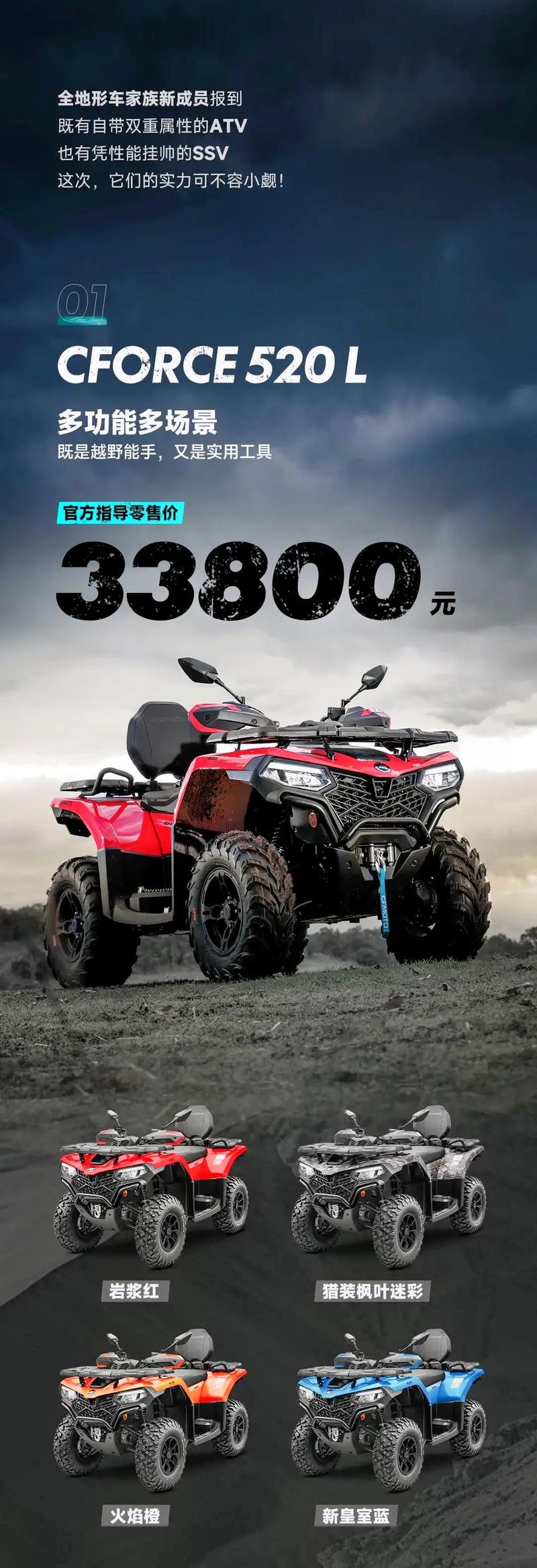 最新全地形車，越野的極致體驗